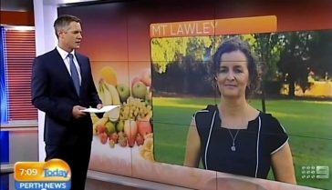 Marnie Downer on Nine News Perth